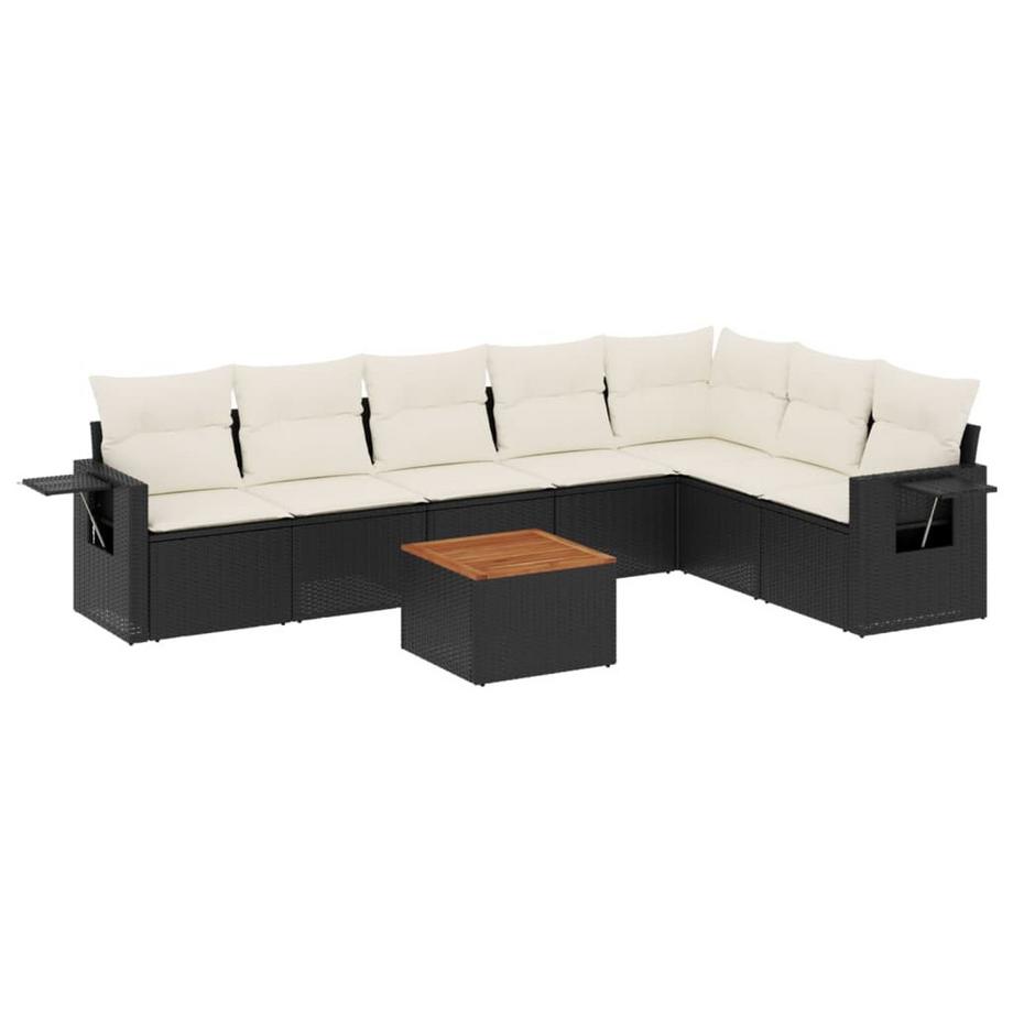 set divano da giardino Polirattan