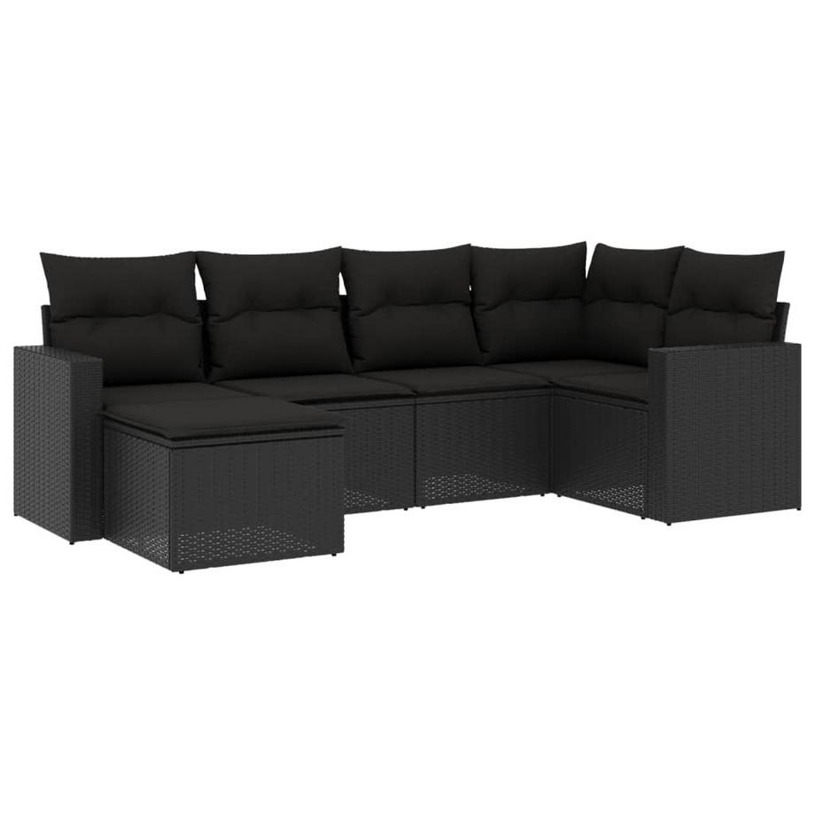 set divano da giardino Polirattan