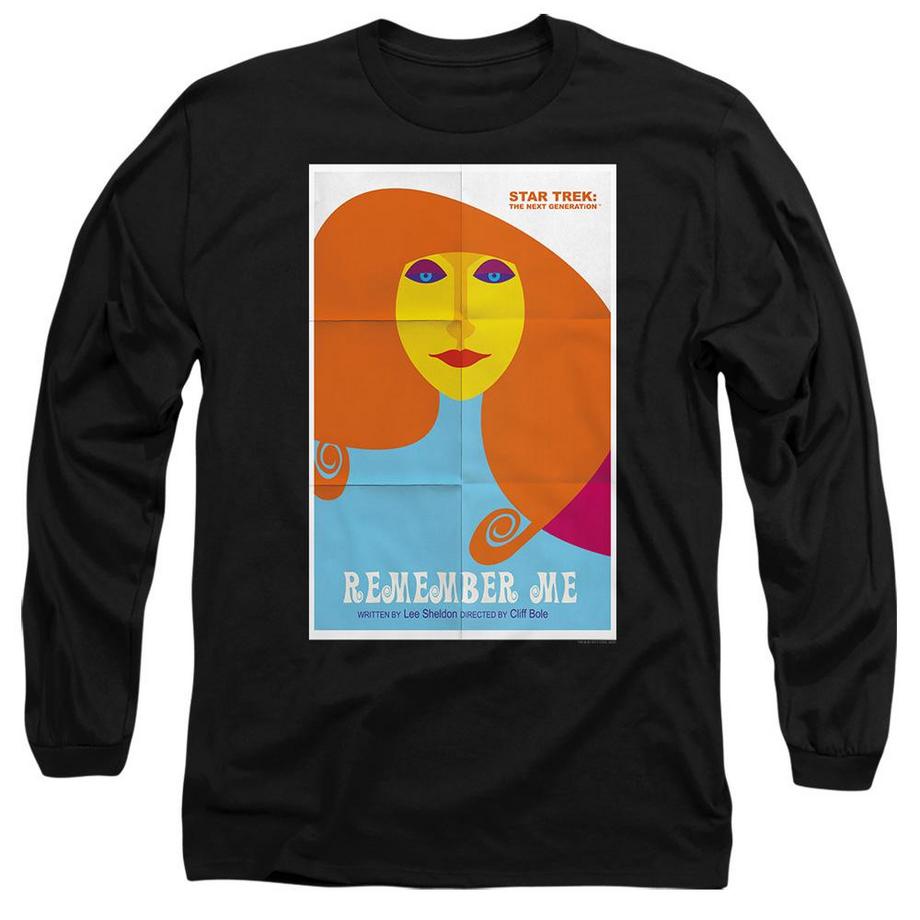 Star Trek Star Trek The Next Generation Stagione 4 Episodio 5 T-Shirt Maniche Lunghe  
