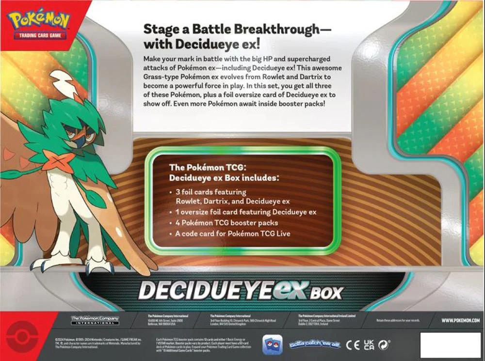 Pokémon  TCG Decidueye ex Collection Box - EN 