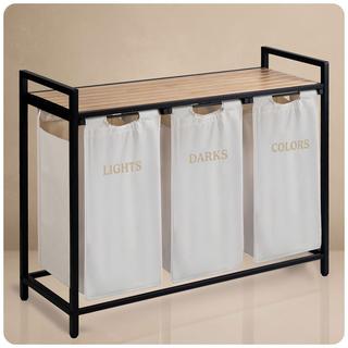 B2X Wäschekorb, 3 Fächer  