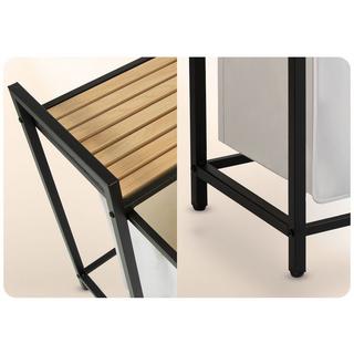 B2X Wäschekorb, 3 Fächer  