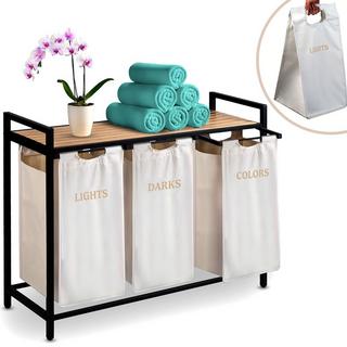 B2X Wäschekorb, 3 Fächer  