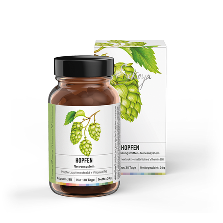 Sekoya Swiss  Hopfen | Beruhigend und entspannend, für besseren Schlaf 
