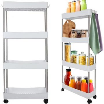 Etagère de salle de bain sur roulettes Ruhhy 24291