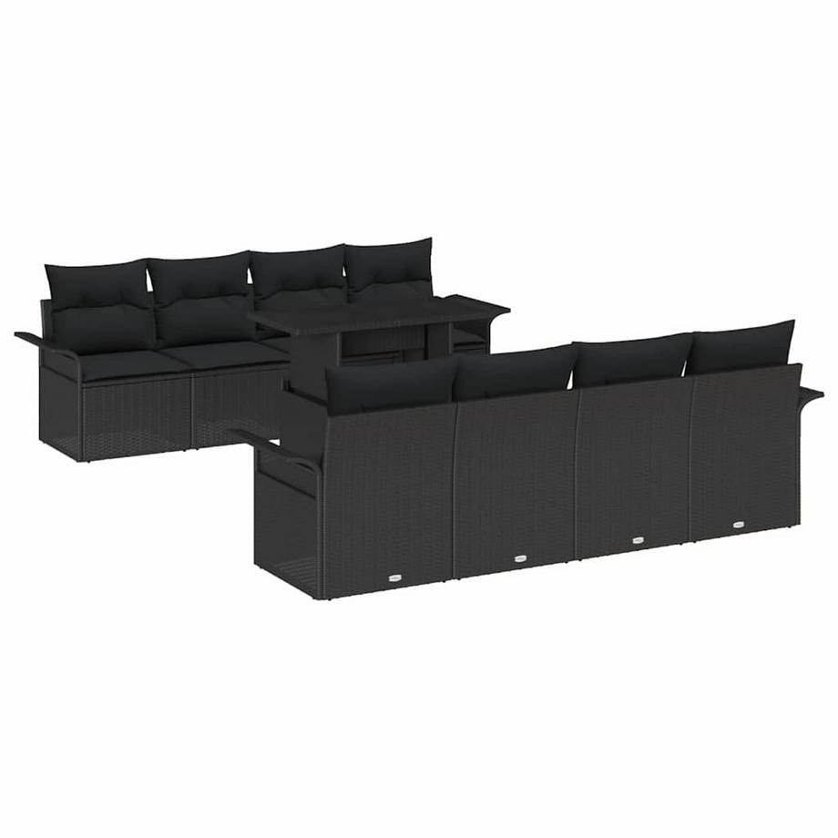Set Divano da Giardino Polyrattan