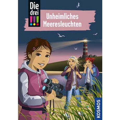 Die drei !!!, 94, Unheimliches Meeresleuchten Ambach, Jule; Biber, Ina (Illustrationen) Copertina rigida 