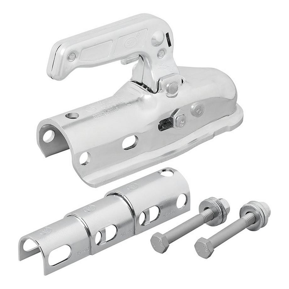 Pricenet  Kugelkupplung Stahl rund 40/45/50mm 2300kg gebremst 