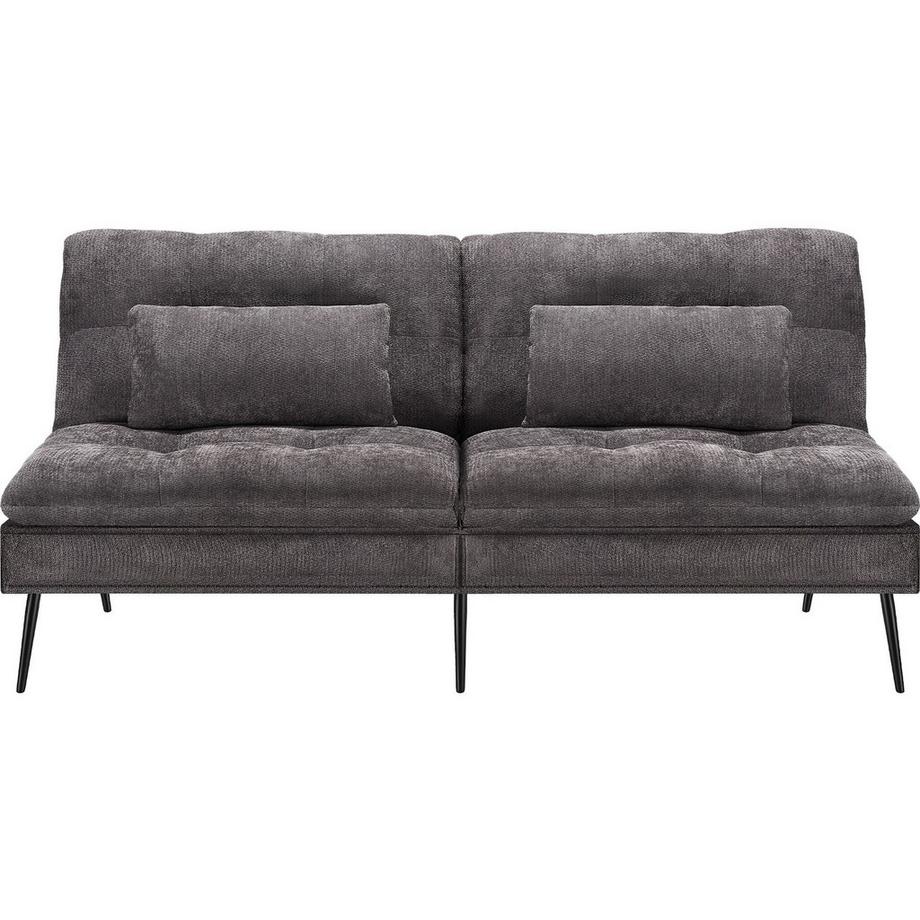 Tectake Canapé-lit Tokio 3 en 1 : utilisable comme canapé, chaise longue ou lit d'appoint  