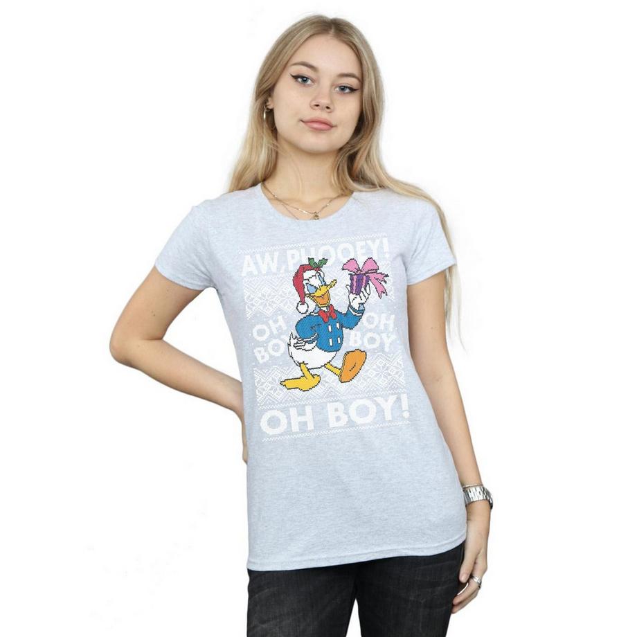 Disney Donald Duck T-Shirt di Natale  