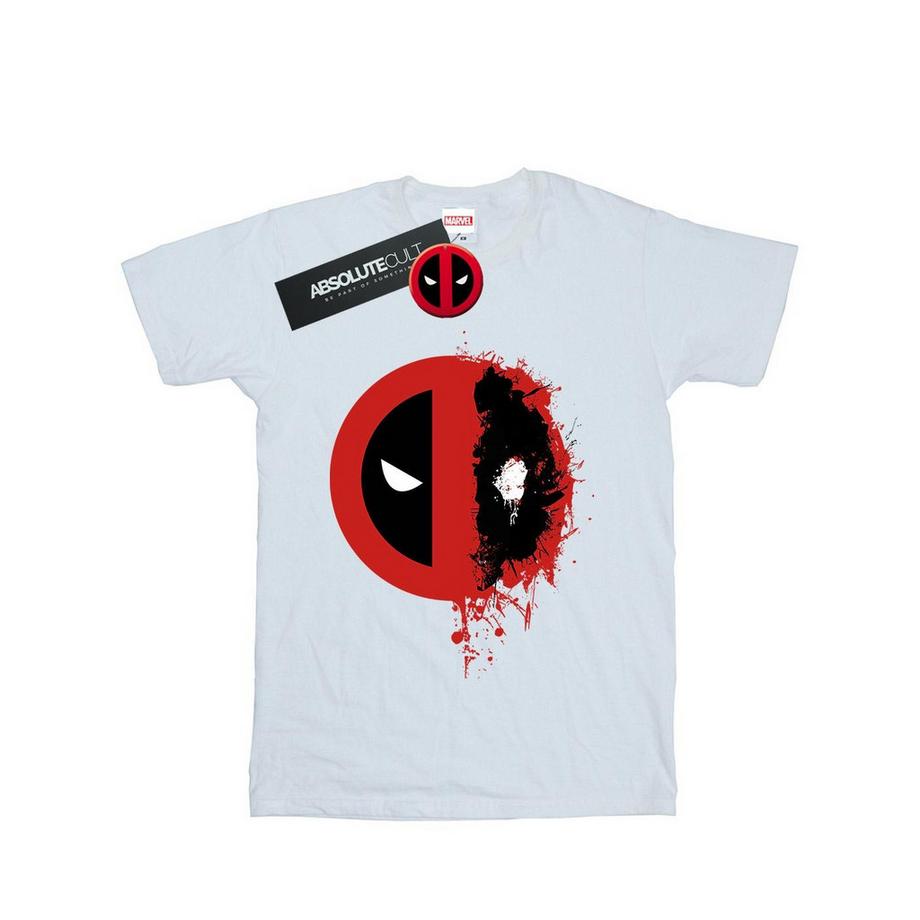 MARVEL Deadpool Splatter Logo T-Shirt  