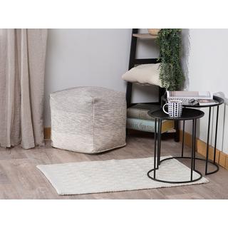 Beliani Tapis en Laine Moderne ERZIN  