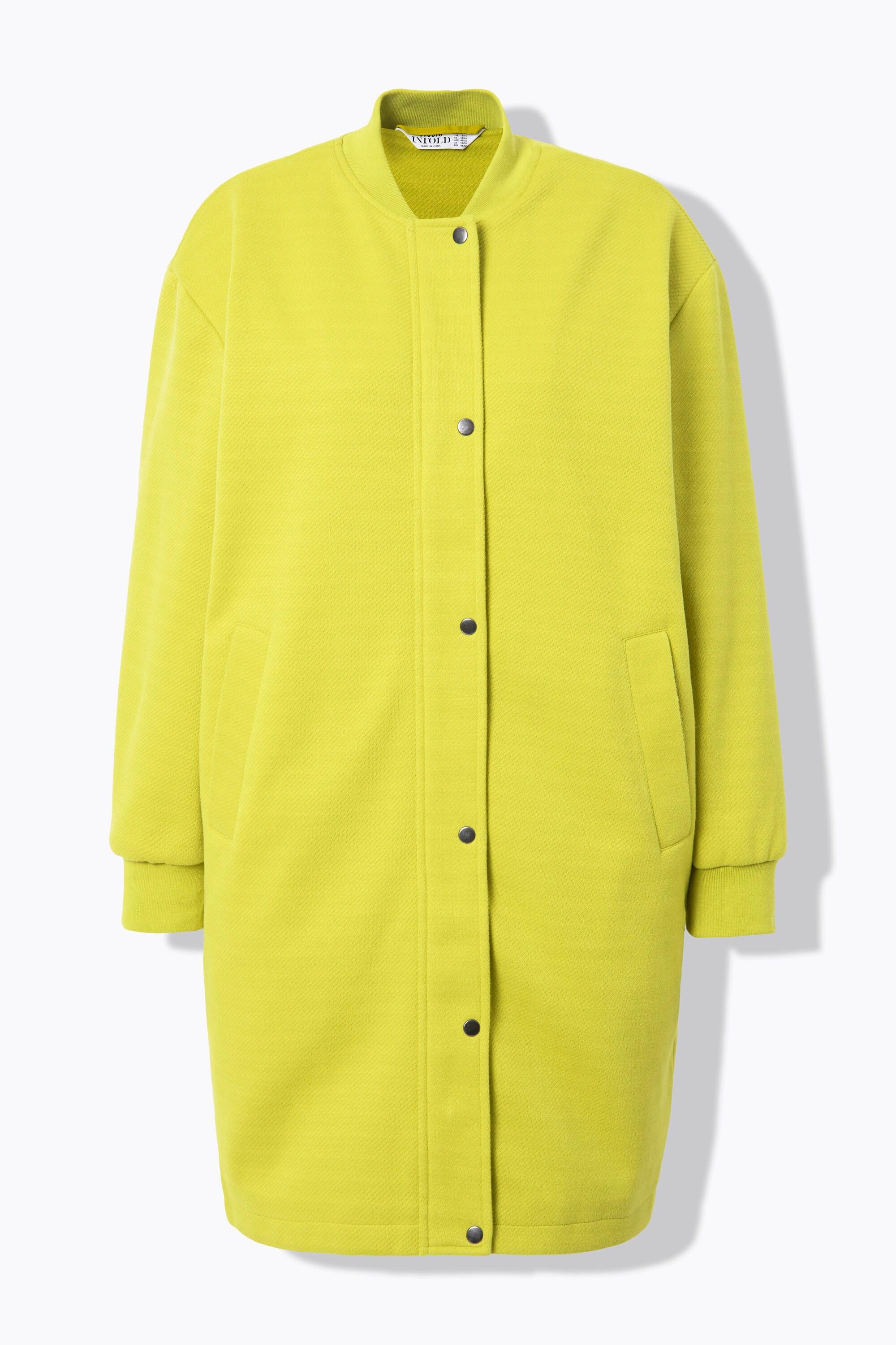 Studio Untold Oversized Long Bomberjacke Collegekragen  