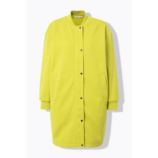 Studio Untold Oversized Long Bomberjacke Collegekragen  