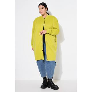 Studio Untold Oversized Long Bomberjacke Collegekragen  