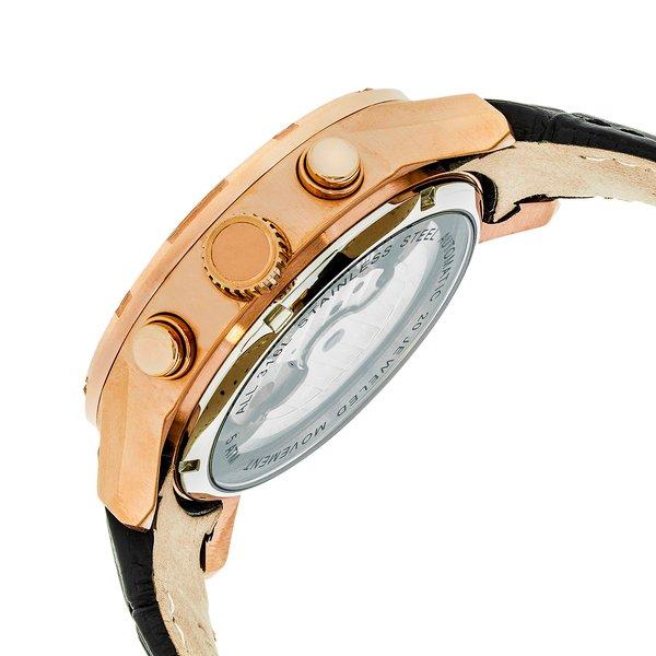 Heritor Automatic  Montre Heritor Automatique Hannibal Semi-Squelette Cuir-Bracelet 