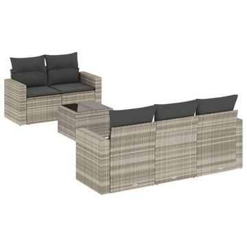 Garten sofagarnitur poly-rattan