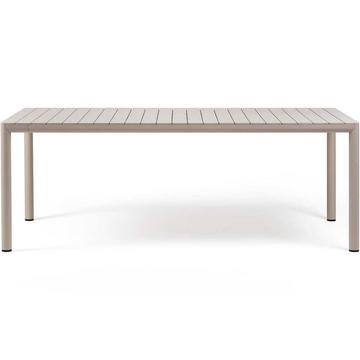 Table de jardin Tevere marron clair 211x100