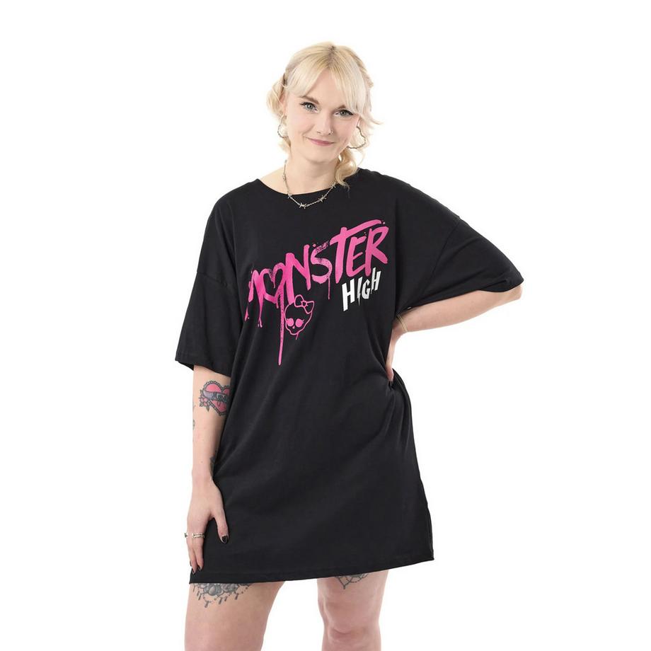 Monster High T-Shirt Manches Courtes Imprimé Graphique  