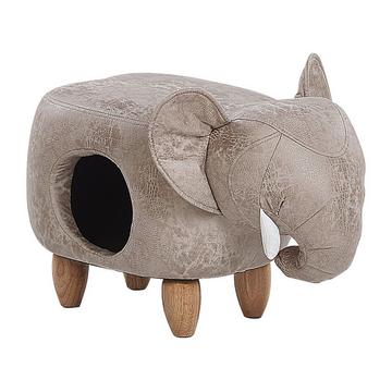 Hocker aus Kunstleder Modern JUMBO