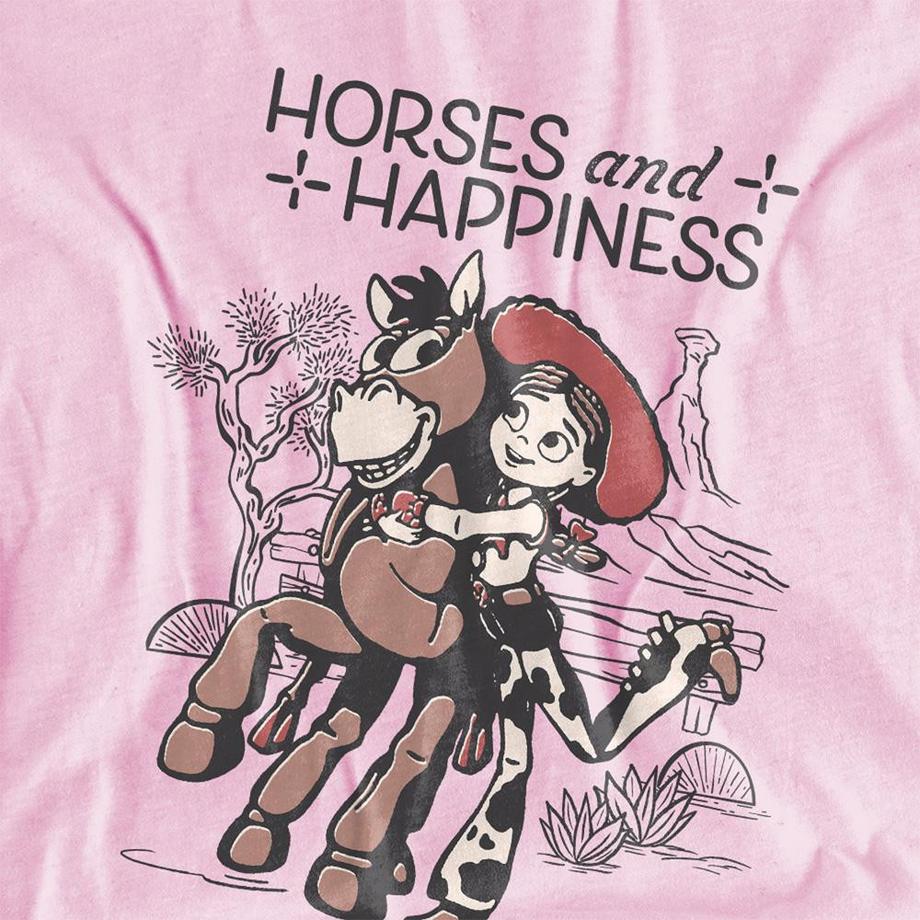 Toy Story  Tshirt motif Jessie et PilePoil motiftyle croquis 