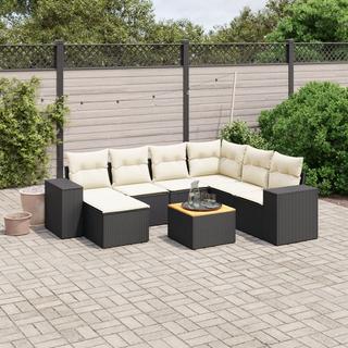 VidaXL set divano da giardino Polirattan  