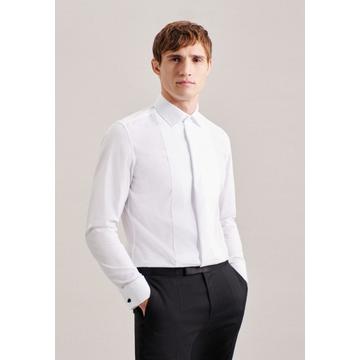 Chemise de soirée Slim Fit Manche longue Uni