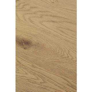 KARE Design Table Schickeria aspect chêne blanc rond 80  