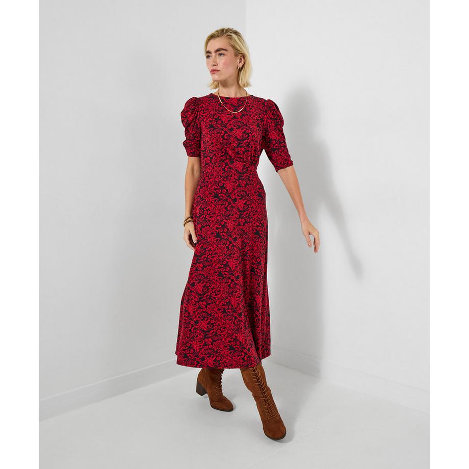 Robe en jersey imprimé floral