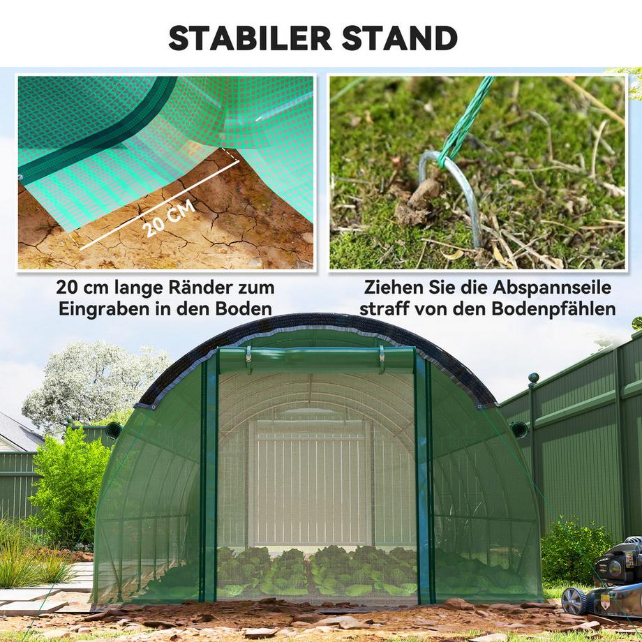 Outsunny tunnel de polystyrène  