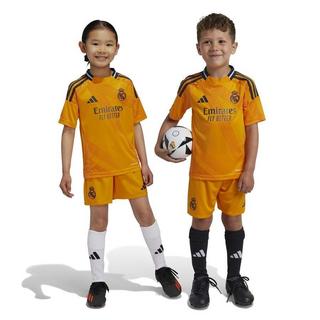 adidas  completo sportivo t-shirt e short per bambini real madrid 2024/25 