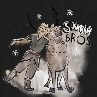 FROZEN Snow Bros Bedrucktes T-Shirt  