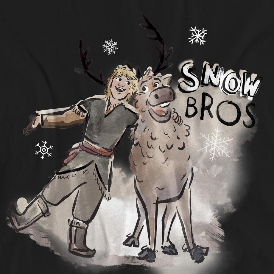 FROZEN Snow Bros Bedrucktes T-Shirt  