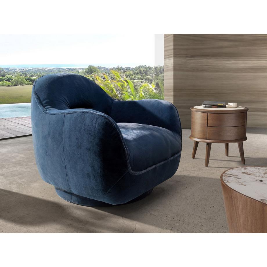ANGEL CERDA Poltrona girevole dal design moderno  