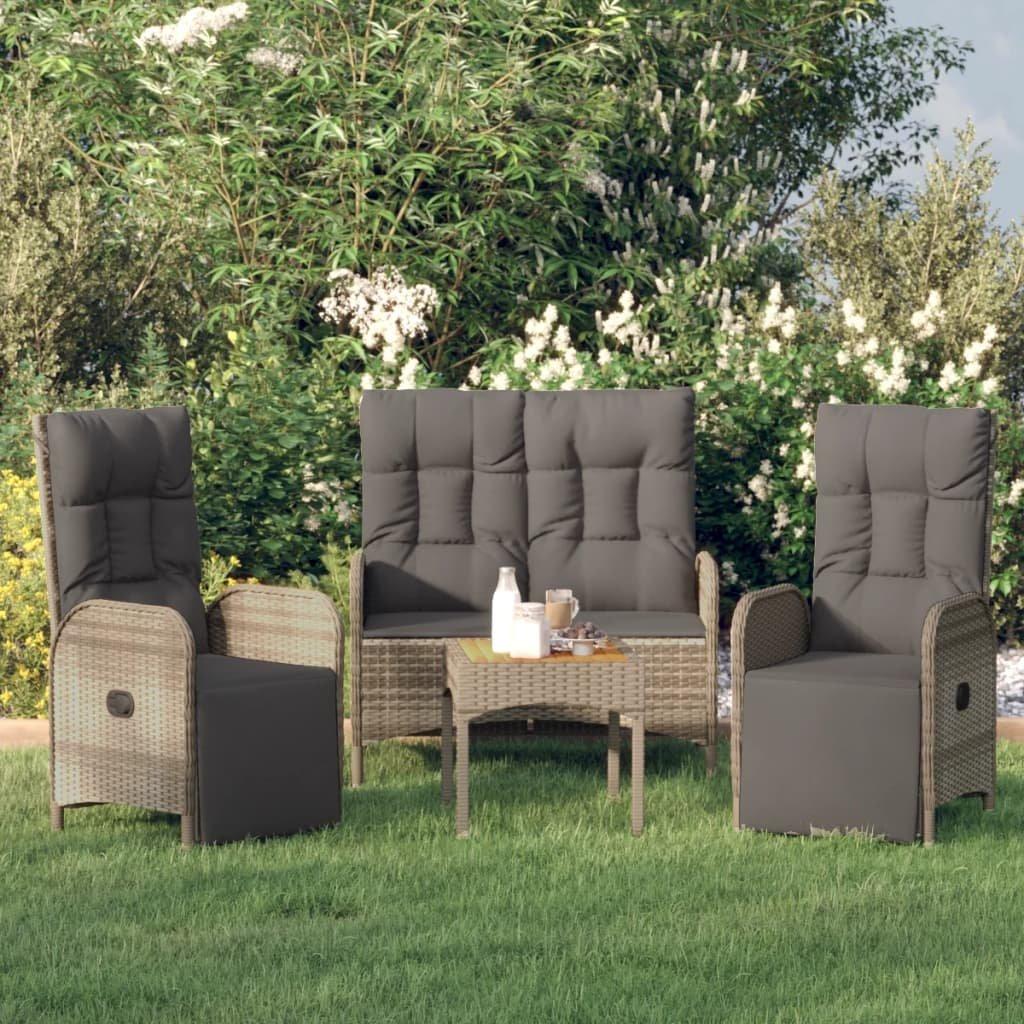 VidaXL Garten essgruppe poly-rattan  