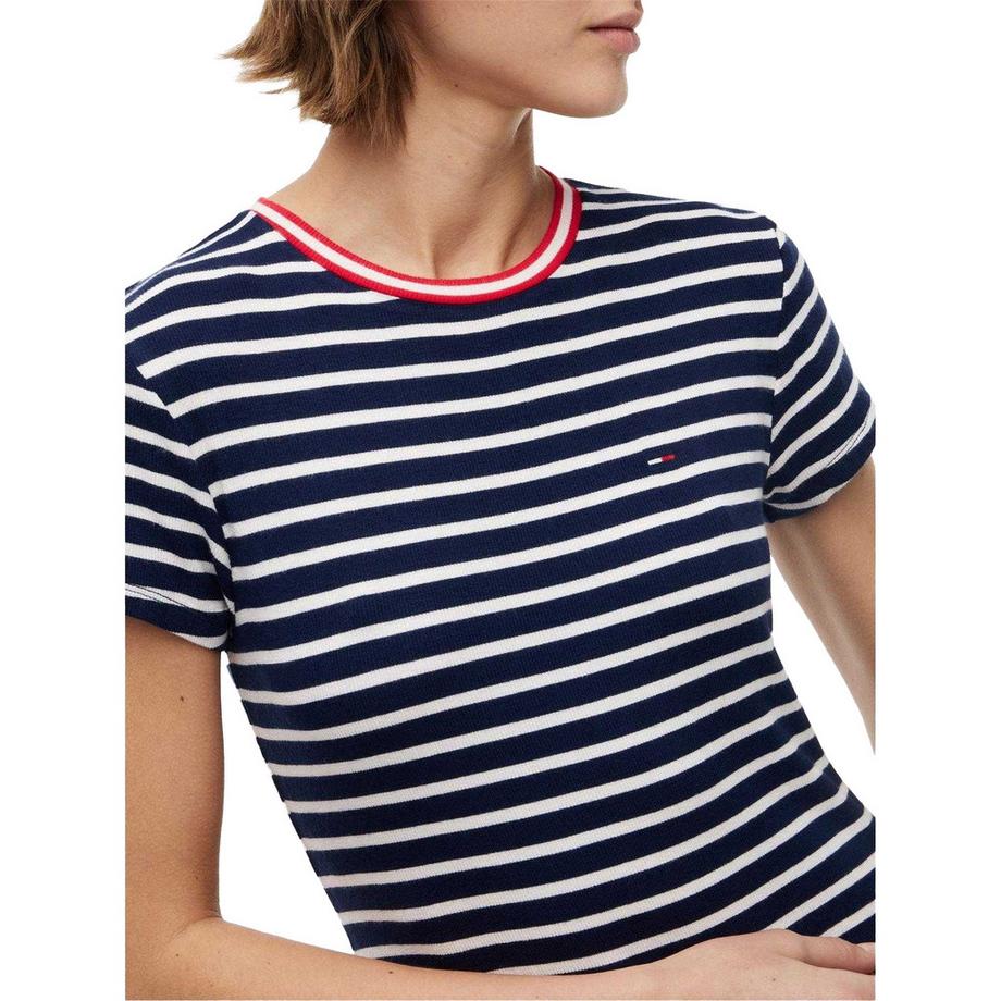 TOMMY JEANS Kleid Mit Ausgestelltem Rock  