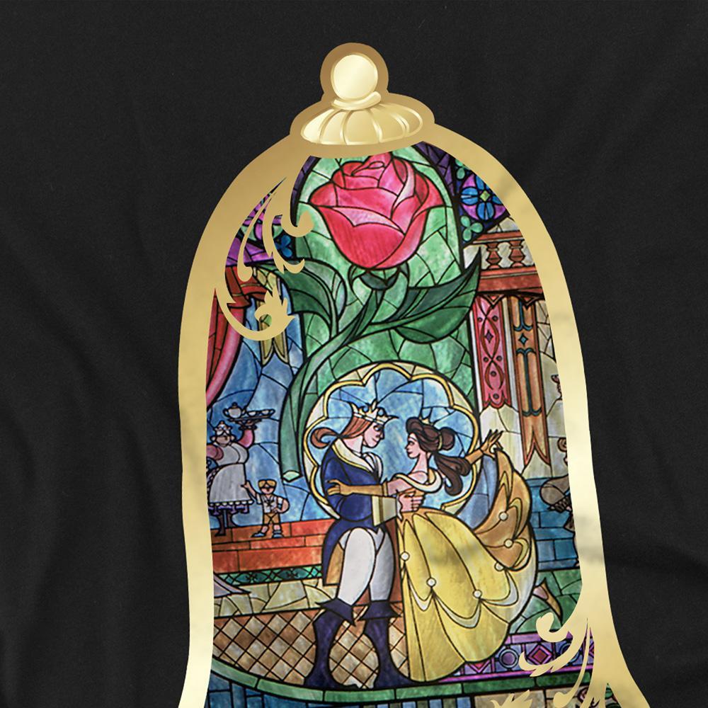 Beauty And The Beast T-shirt à manches longues vitrail  