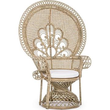 Fauteuil paon, naturel