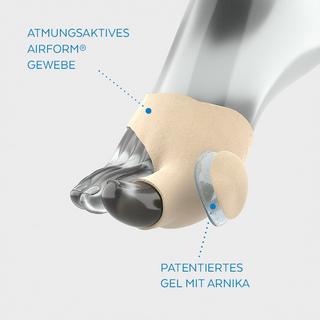 PODERM  Hallux Valgus Arnika-Gel-Schutz - Einheitsgröße - Von Podologen empfohlen - 100 % natürlich und vegan - Swiss Made 