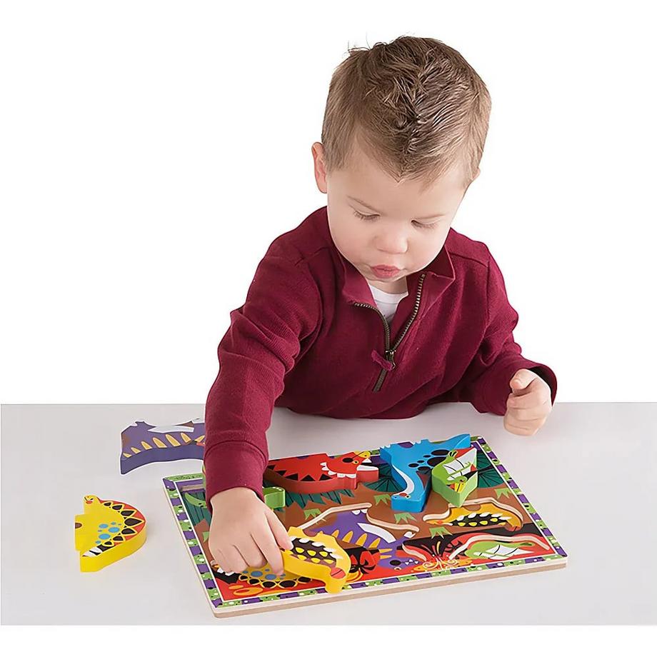 Melissa & Doug  Puzzle Dinosaurier (7Teile) 