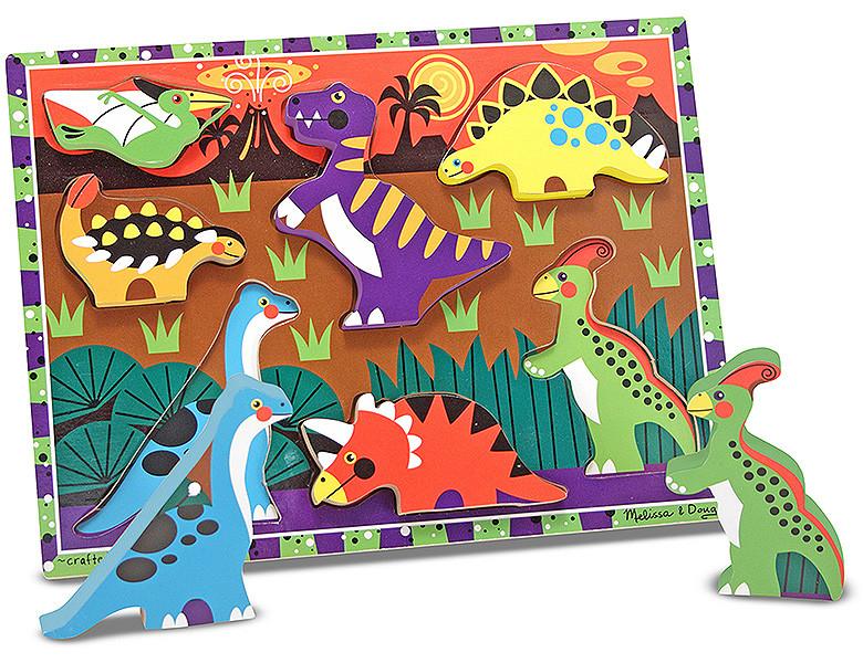 Melissa & Doug  Puzzle Dinosaurier (7Teile) 