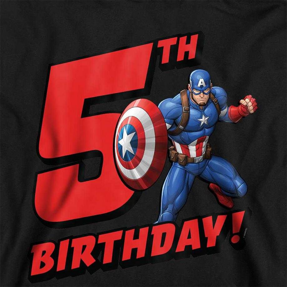 CAPTAIN AMERICA  Sweat À Capuche 5th Birthday 
