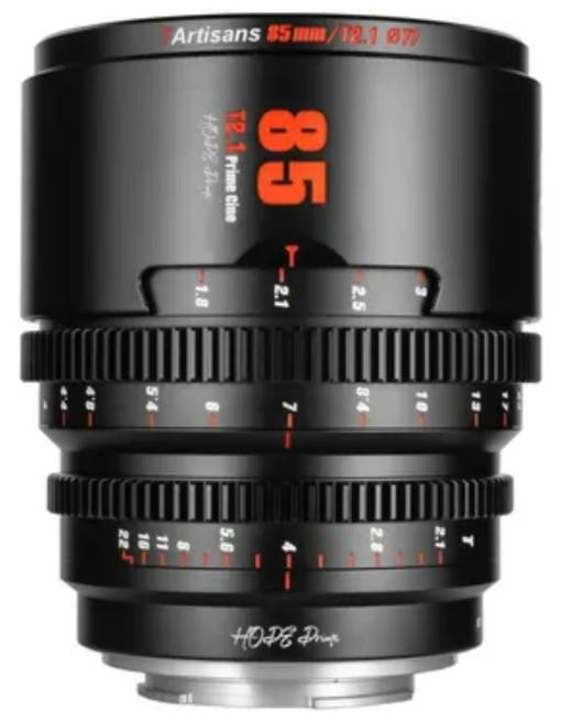 7ARTISANS  7Artisans 85mm T2.1 Prime Cine (M 43) Schwarz 