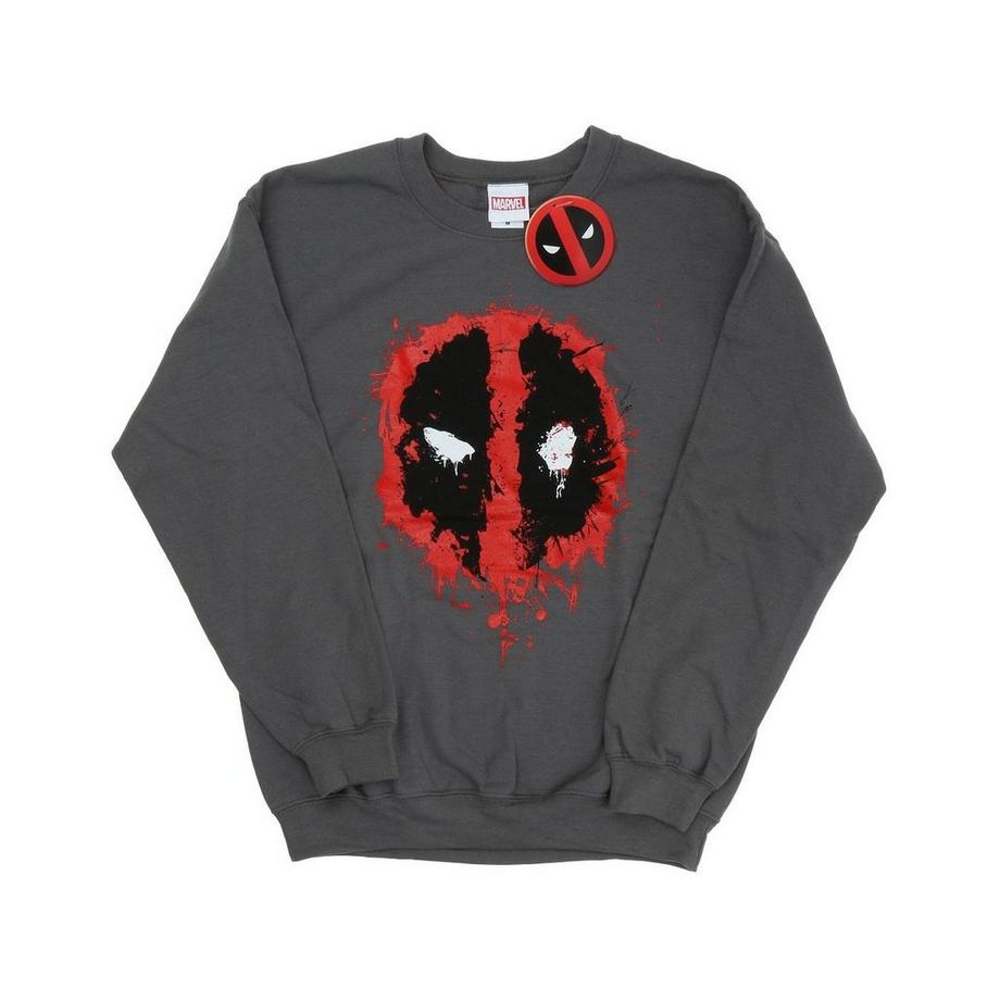 MARVEL Deadpool Splatter Logo Sweatshirt  