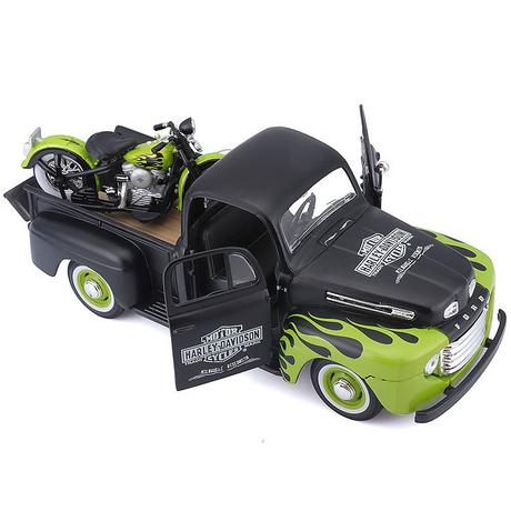 Maisto  1:24 Ford F-1 Pick-Up 1948 Harley Davison 