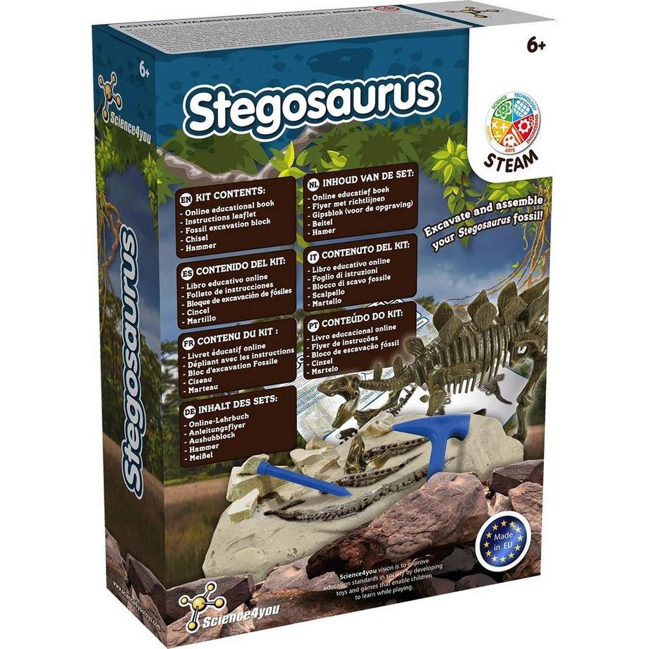 SCIENCE4YOU  Ausgrabungs-Kit Stegosaurus 