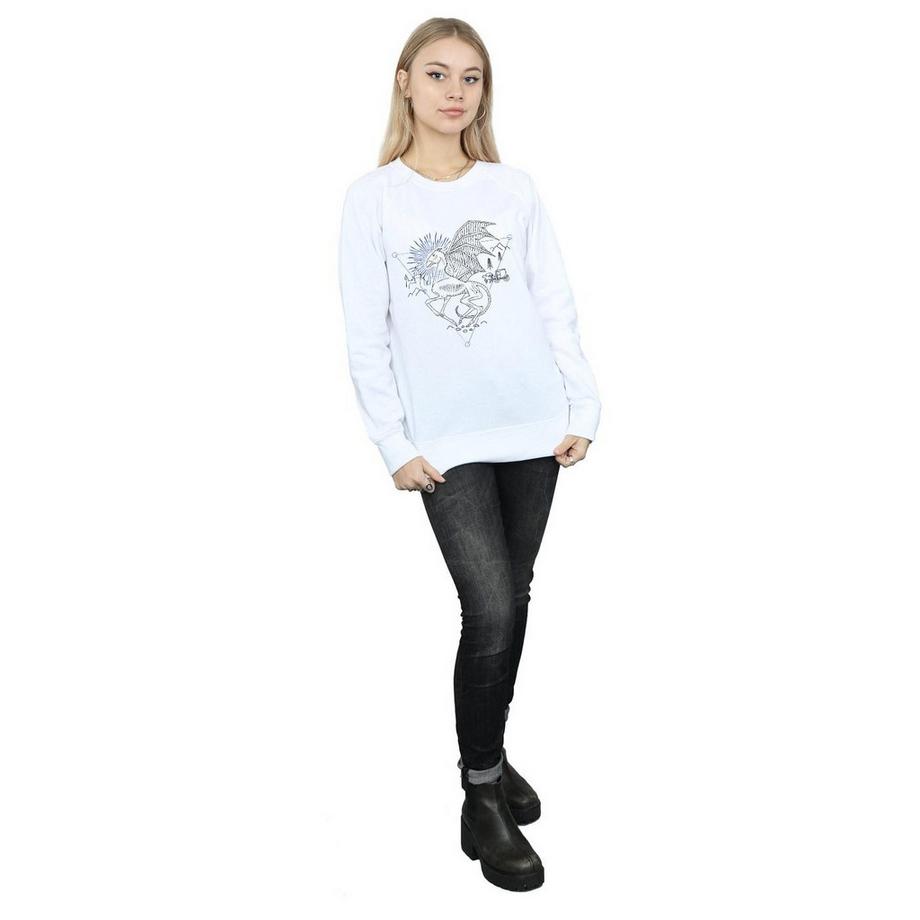 Harry Potter Thestral Regular Fit Sweatshirt  