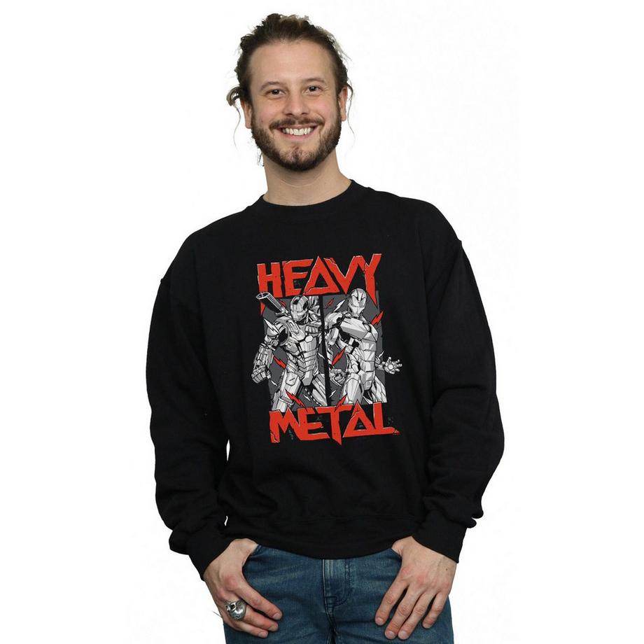 MARVEL Heavy Metal Grafikdruck Sweatshirt  
