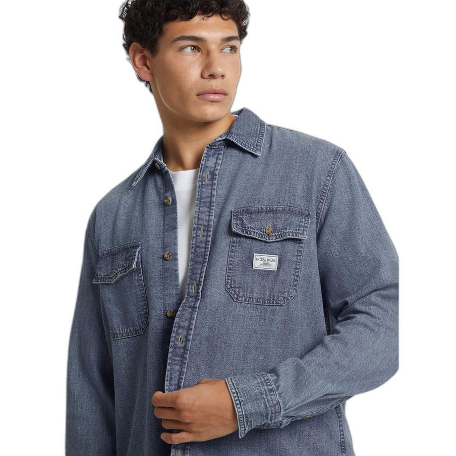 GUESS Regular Fit Camicia di Jeans  