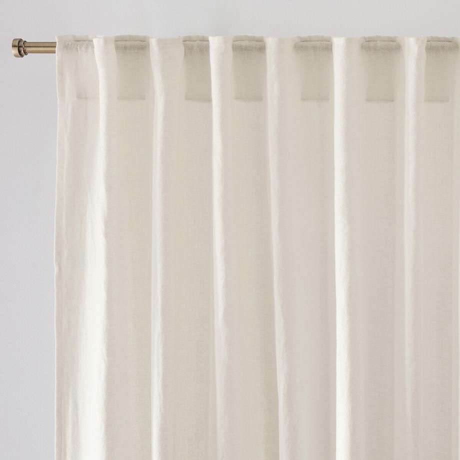 La Redoute Intérieurs  Leinenvorhang Elba mit verdeckten Schlaufen 